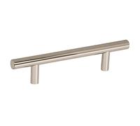 Amerock | Tiranti per armadietti | Nichel lucido | 96 mm da centro a centro | Tiranti per barre | Confezione da 10 | Maniglia per cassetti | Ferramenta per armadietti