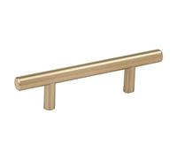 Amerock Tiranti per barra da 76 mm, da centro a centro dorato, per armadietti, confezione da 10