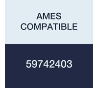 AMES COMPATIBLE 59742403 - Etichetta piccola con codice colore Alpha"N", 1" x 1-7/8", colore: Rosso Mylar permanente (confezione da 500)