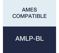 AMES COMPATIBLE AMLP-BL - Etichetta con codice a colori, grande, 1-7/8" x 1-7/8", confezione da 500 pezzi, colore: nero