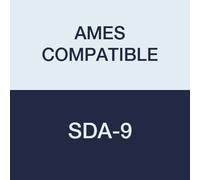AMES COMPATIBLE SDA-9 Codice Colore Numerico '9" Etichetta, 1-1/2" x 1-7/8", Verde Mylar Permanente (confezione da 500)