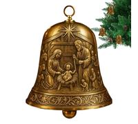 Amesor Campana Decorativa Natalizia Gesù Preghiera | Campane Presepe Decorazioni Natalizie,Addobbo Casa per Camera Ufficio Ingresso Aula Appartamento