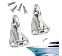 Amesor Ganci In Acciaio Inossidabile Ad Alta Resistenza | Gancio Pesante Marino con Moschettone a Molla | Accessori Per Fibbie Di Barca E Hardware Di Sicurezza Per Ambienti Come Cucina, Bagno,
