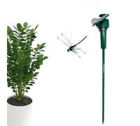 Amesor Repellente Per Mosche ad Energia Solare,Dissuasore A Forma Di Libellula Con Supporti Ad Energia Solare - Pali Contro Falene Facile Installazione Per Patio Fattoria Terrazzo Cortile