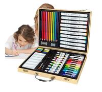 Amesor Set Di Penne Per Disegno | Kit Pastelli a Olio e Matite Colorate - Materiali Creativi per Progetti Artistici, Attività Familiari e Weekend Creativi con Strumenti Multifunzionali per Viaggi e