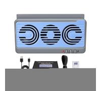 Amesor Ventilatore Auto Ad Energia Solare | Ventilatore Da Finestra Per Veicolo Con Pannello Solare,Accessorio Circolazione Aria Silenzioso Per SUV Autocarro Ventilazione Automobilistica Viaggio