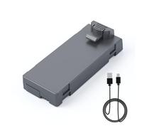 Ameta Drone Batteria 3.7V 1600mAh Li-po Batteria Ricaricabile e Cavo USB per S20 Lite RC Quadcopter Drone Nero