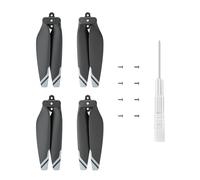 Ameta Eliche per drone S50 lite 4K, set di 4 con 10 viti e 1 cacciavite, grigio