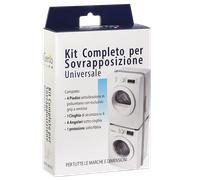 Ametera Kit Di Sovrapposizione Universale Lavatrice Asciugatrice -4 Piedini + 1 Cinghia + 4 Angolari 999