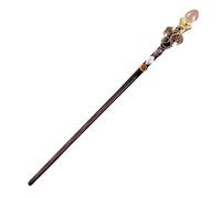 Amethyst Crystal Wand, Handcrafted Fairy Magic-Wand, 11.81 Inches Natural Point, Mystical Role-Play Accessory, Sturdy Artisan Design for Adults, Cosplay, Decoration, Role Games