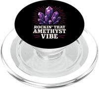 Ametista Addict Healing Crystal Energy Witchcore Spiritual PopSockets PopGrip per MagSafe
