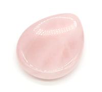 Ametista naturale Quarzo rosa Pietra del pollice Preoccupazioni Pietre Meridiano Massaggio Raschietto Strumento di bellezza di cristallo Aura 45x35mm Esorcizzare gli spiriti maligni Disegno di denaro