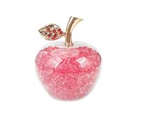 Ametista Strumento di Massaggio Pietra Naturale Viso Gua Sha Massaggiatore SPA Raschiando Cristallo, 1 Pz decorazione della stanza (Color : Rosa, Size : 60mm)