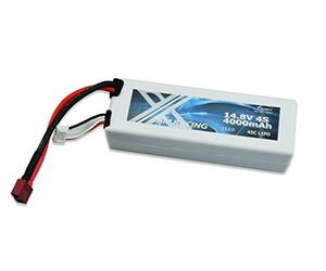 Amewi 28901 - Batteria LiPo 4S 14,8V 4000mAh 45C, custodia rigida