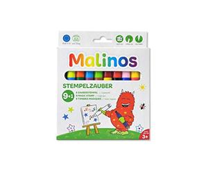 Amewi 300008 - Stampini magici Malinos, 9 Pezzi + 1