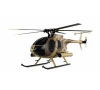 Amewi AFX MD500E 25336 - Elicottero militare brushless 4 canali, 325 mm, 6G RTF marrone