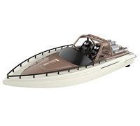Amewi Aimee 26101 Speed Boot 380 mm, 15 km/h, 2,4 GHz, RTR, marrone/bianco crema
