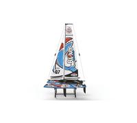 Amewi Binary V3 RC Catamarano a vela ARTR 400mm barca a vela telecomandata blu/bianco