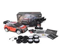 Amewi Hyper Go Citroen C3 WRC Rallye/Drift 4WD 1:14 brushless con giroscopio 45 km/h RTR RC telecomandato nero/rosso