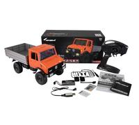 Amewi Mercedes Benz Unimog veicolo con licenza Advanced 4WD 1:12 RTR arancione RC telecomandato