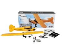 Amewi Piper J-3 Coppa con giroscopio a 3 canali BNF RC telecomandato giallo