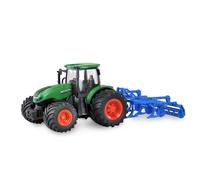 AMEWI / Rc-Traktor Con Coltivatore, Sound & Luce, 1:24 Rtr Verde / 22640