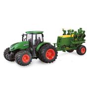AMEWI / Rc-Traktor Con Seminatrice, Sound & Luce, 1:24 Rtr Verde / 22638