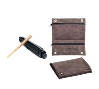 Amexo Portatabacco Borsello, Cartine Sigarette Borsa Arrotolare Sigarette Portatile Macchina per Rollare Sigarette for 110 Millimetri Smoking Cartine Maker