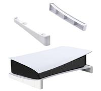 Amexo Supporto Orizzontale per PS5, Supporto Base per Playstation 5 con Tappetino Antiscivolo, Supporto Base per Facile Dissipazione del Calore per PS5 Disc & Digital Edition (Bianco)