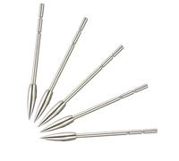 AMEYXGS 24pcs Tiro con L'Arco Inserti Punte di Freccia Acciaio Inossidabile Broadheads 80Grian100Grian 120Grian per ID 3.2mm Albero della Freccia (Tipo 2, 100gr)