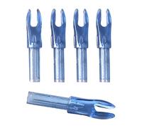 AMEYXGS Tiro con L'Arco Arrow Nock 4.2mm Diametro Interno Inserto in plastica Freccia Nock per Caccia Fai da Te Ricurvo Arco Composto Freccia 50 Pezzi (Blu)