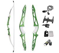 AMEYXGS Tiro con L'Arco Takedown Arco Ricurvo Set 66" 68" 70" Arco Lungo 12-40 libbre Arco per Adulti Arco da Caccia Tiro all'aperto Pratica al Bersaglio