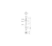 AMF - Dado con spallamento M20