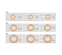 AMF Morsetto verticale, piede verticale, n.6802 Quantità:1