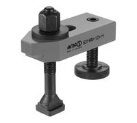 AMF Staffa di serraggio regolabile ribassata, Scanalatura: l=20mm Quantità:1