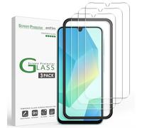 amFilm 3 Pezzi Pellicola per Samsung Galaxy A16 5G, Proteggi Schermo in Vetro Temperato Compatibile con Kit di Installazione Facile, Compatibile con Custodia, Senza Bolle