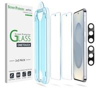 amFilm OneTouch Vetro Temperato Pellicola per Samsung Galaxy S25 Plus