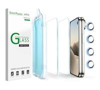 amFilm OneTouch Vetro Temperato Pellicola Protettiva per iPhone Duo 5.4'' | Allineamento Automatico, Senza Bolle, Anti Graffio, Schermo con Pellicola Proteggi Obiettivo Fotocamera [2+4 Pezzi]