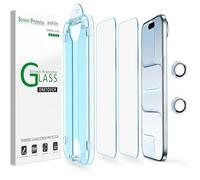 amFilm Pellicola Vetro Temperato per iPhone 17 Air 6.5", OneTouch 2 Pezzi Proteggi Schermo con Proteggi Obiettivo Fotocamera, Custodia Compatibile
