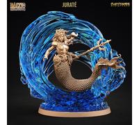 Amfitrite Dea Del Mare Miniatura Sirena Figura Per Tabletop E Display