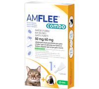 krka farmaceutici Amflee Combo Spot-On Soluzione per Gatti e Furetti 1 Pipetta da 0,5ml