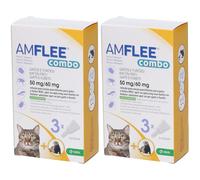 Amflee Combo 50 Mg/60 Mg Soluzione Spot-On Per Gatti E Furetti Set da