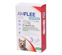 Amflee Combo Spot-on Cani 2-10kg Antiparassitario 3 Pipette