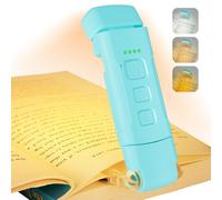 AMFUN Luce per Lettura Libri a Letto, Ricaricabile USB Luce da Lettura per Libro, Lampada da Lettura a LED Portatile con Clip, 3 Colori e 5 Luminosità Regolabili, per Amanti dei Libri
