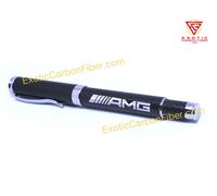 AMG Argento Logo Fibra di Carbonio Penna a Sfera - Grande Regalo