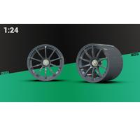 AMG GT3 EVA Racing team WORKS rims