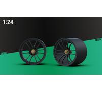 AMG GT3 Goodsmile Racing team ENKEI rims 1:24 Tamiya