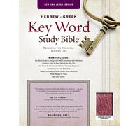 Amg Publishers NKJV Hebrew-Greek Key Word Study Bible Bur (Rilegato in ecopelle)