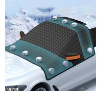 AMGASMG Copri Parabrezza Auto Invernale per Suzuki Jimny 2018-2023 - Copertura Parabrezza Magnetico -Telo Antighiaccio Ispessito con 12 Magnete - Pellicole Protettive Contro Neve/UV