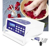 Amhuui Macchina per Pediluvio Ionico Detox, Sistema Spa per Pediluvio Detox con Braccialetto, per Uso Domestico, Centri Estetici per Pedicure, Saloni di Bellezza O Cura dei Piedi